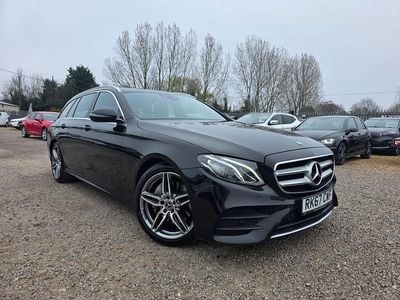 Begagnad Mercedes E220 AMG line 2017 Svart Kombi