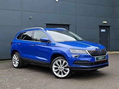 Used Skoda Karoq SE L 110 HP (80 kW) 2021 Blue SUV