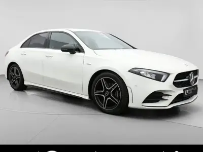 Used Mercedes A250 AMG line 218 HP (160 kW) 2021 White Sedan