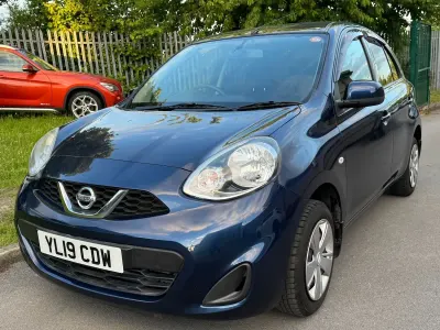 Used Nissan Micra Acenta 2019 Blue Hatchback