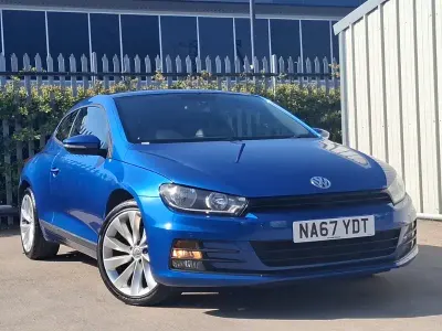 Used VW Scirocco GT 180 HP (132 kW) 2017 Blue Coupe