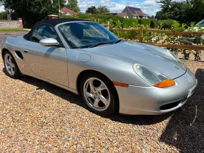 Used Porsche Boxster 204 HP (150 kW) 2002 Silver Cabriolet