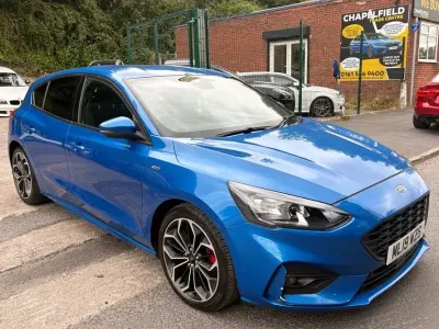 Used Ford Focus ST-Line X 182 HP (133 kW) 2019 Blue Hatchback