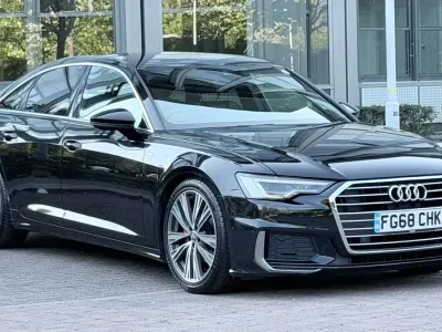 Used Audi A6 S-Line 204 HP (150 kW) 2018 Black Sedan