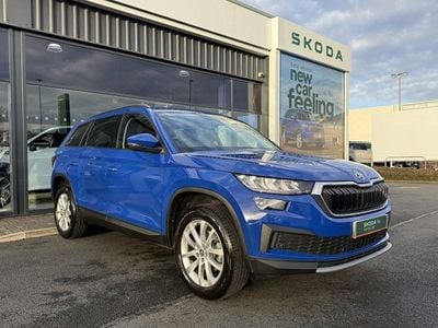 Used Skoda Kodiaq SE Drive 110 HP (80 kW) 2022 Blue SUV