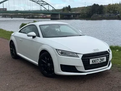 Begagnad Audi TT Sport 180 HK (132 kW) 2017 Vit Sportkupé