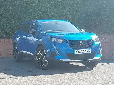 Used Peugeot e-2008 Allure Premium 100 kW (136 HP) 2022 Blue SUV