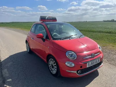 Used Fiat 500 Lounge 68 HP (50 kW) 2015 Pink Hatchback