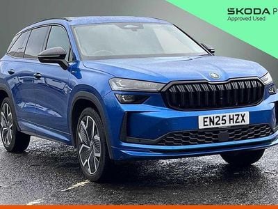 Used Skoda Kodiaq SportLine 110 HP (80 kW) 2025 Race blue metallic SUV