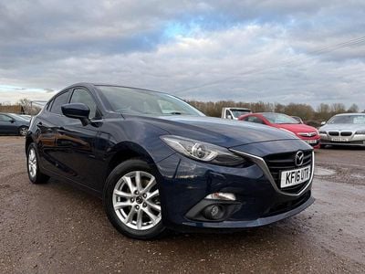 Used Mazda 3 150 HP (110 kW) 2016 Blue Hatchback