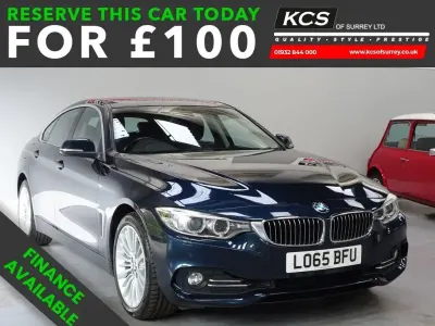 Used BMW 430 Luxury Line 258 HP (189 kW) 2015 Blue Coupe