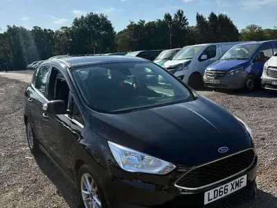 Used Ford C-MAX Zetec 125 HP (91 kW) 2016 Black MPV