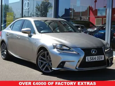 Used Lexus IS300h Sport Line 223 HP (164 kW) 2014 Silver Sedan