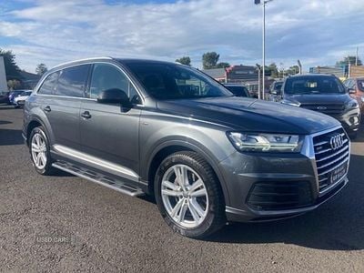 Grey Used 2018 Audi Q7 S-Line SUV | £22,495 (Fair price)