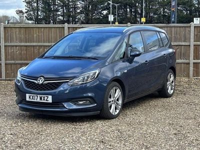 Used Vauxhall Zafira Tourer SRi 140 HP (102 kW) 2017 Blue MPV
