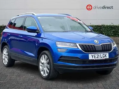 Used Skoda Karoq SE L 150 HP (110 kW) 2021 Blue SUV