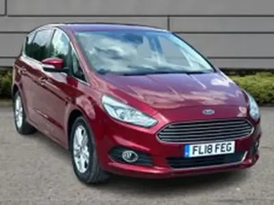 Used Ford S-MAX Titanium 177 HP (130 kW) 2018 Red MPV
