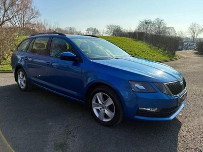 Used Skoda Octavia SE 150 HP (110 kW) 2017 Blue Estate