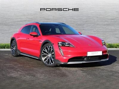 Red Used 2023 Porsche Taycan Cross Turismo Sedan | £62,850 (Expensive)