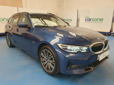 Used BMW 330e Sport Line 2021 Blue Estate