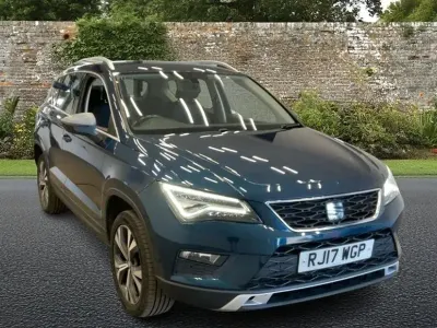 Used Seat Ateca Ecomotive 115 HP (84 kW) 2017 Blue SUV