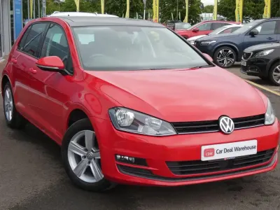 Used VW Golf VII Edition 108 HP (79 kW) 2016 Red Hatchback