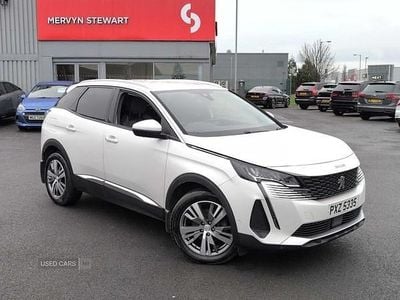 White Used 2021 Peugeot 3008 Allure Premium Hatchback | £14,490 (Fair price)