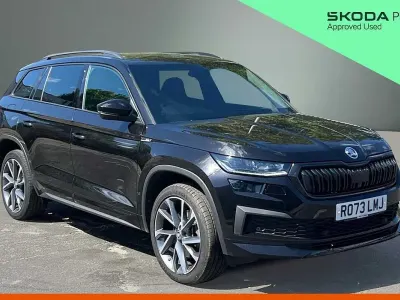 Used Skoda Kodiaq SportLine 200 HP (147 kW) 2023 Black magic pearl effect SUV