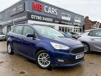 Used Ford Grand C-Max Zetec 120 HP (88 kW) 2018 Blue MPV