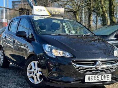 Used Vauxhall Corsa Design Edition 75 HP (55 kW) 2016 Black Hatchback