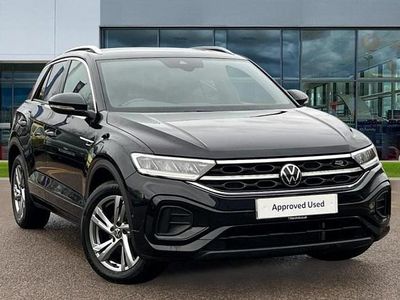 Black Used 2022 VW T-Roc R-line SUV | £23,296 (Fair price)