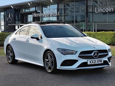 White Used 2021 Mercedes 220 AMG Line Premium Plus Coupe | £23,995 (Fair price)