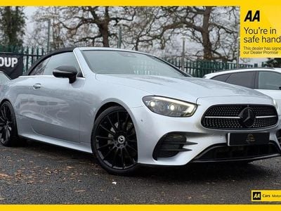 Silver Used 2021 Mercedes E220 AMG line Cabriolet | £21,848 (A bit pricey)