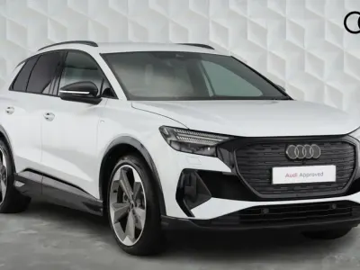 Used Audi Q4 e-tron Black Edition 210 kW (286 HP) 2025 White SUV