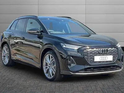 New Audi Q4 e-tron Black Edition 210 kW (286 HP) 2026 Mythos black SUV