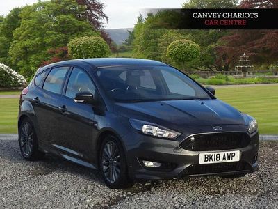 Grey Used 2018 Ford Focus ST-Line Hatchback | £5,700 (Good price)