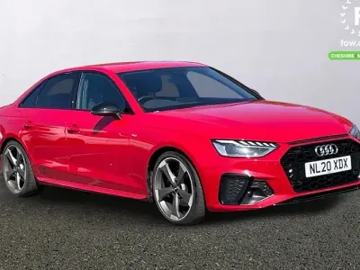 Used Audi A4 Black Edition 190 HP (139 kW) 2020 Red Sedan