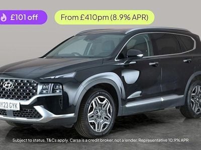 Black Used 2023 Hyundai Santa Fe Ultimate SUV | £25,921 (Good price)