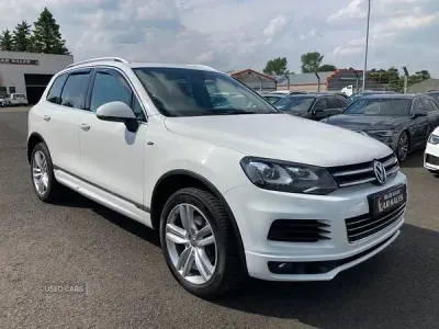 Used VW Touareg R-line 2014 White SUV