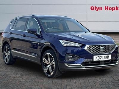 Used Seat Tarraco XCELLENCE Lux 150 HP (110 kW) 2021 Blue SUV