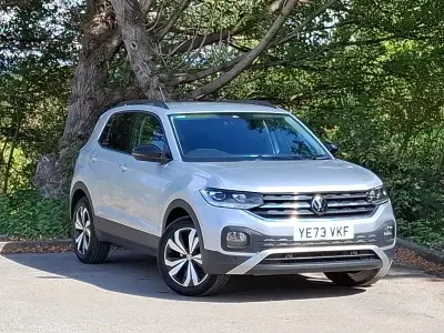 Used VW T-Cross Black Edition 110 HP (80 kW) 2024 Silver SUV