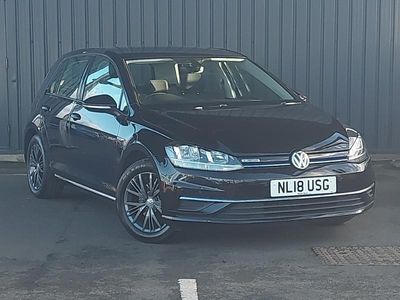 Black Used 2018 VW Golf VII SE Hatchback | £10,998 (Fair price)