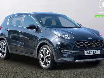 Used Kia Sportage GT-Line 177 HP (130 kW) 2021 Black SUV