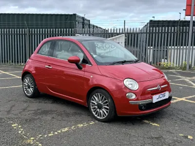 Used Fiat 500 Lounge 69 HP (50 kW) 2015 Red Hatchback