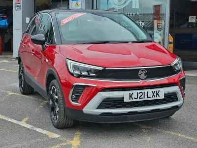 Used Vauxhall Crossland Elite 130 HP (95 kW) 2021 Red SUV