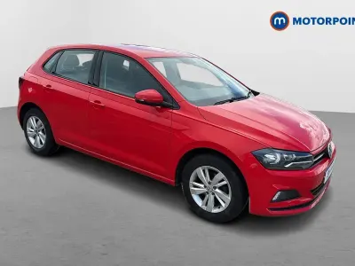 Used VW Polo SE 80 HP (58 kW) 2020 Red Hatchback