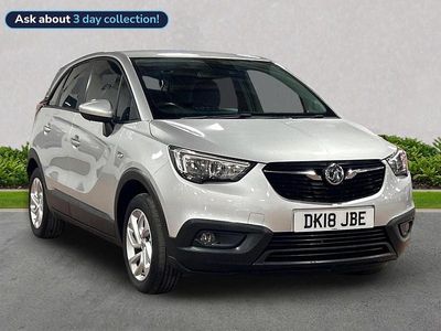 Used Vauxhall Crossland X S 110 HP (80 kW) 2018 Silver SUV