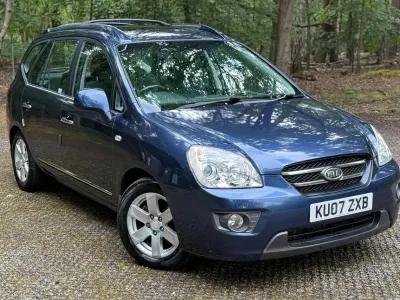 Used Kia Carens 140 HP (102 kW) 2007 Blue MPV