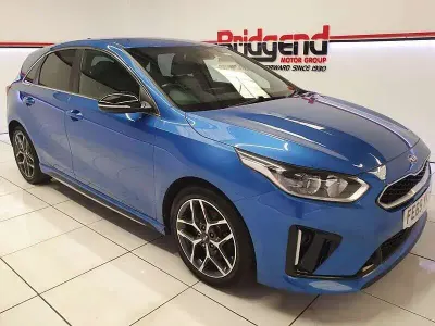 Used Kia Ceed GT-Line 118 HP (86 kW) 2019 Blue Hatchback