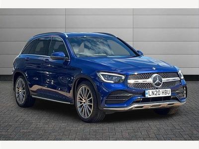 Used Mercedes GLC220 AMG Line Premium 191 HP (140 kW) 2020 Blue SUV